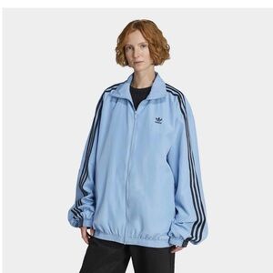 adidas Originals Women's Firebird Oversized Tracktop Jacket Zip Up Size Medium